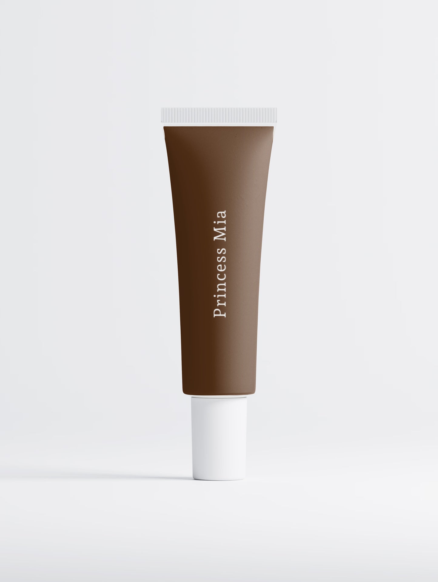 Princess Mia Filter Finish Foundation in Deep Warm shade created for deep skin with warm undertones and a natural-looking airbrushed complexion.