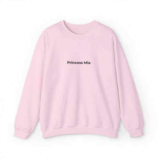 PRINCESS MIA embroidered crewneck sweatshirt featuring premium embroidery and a cozy unisex fit for everyday wear.